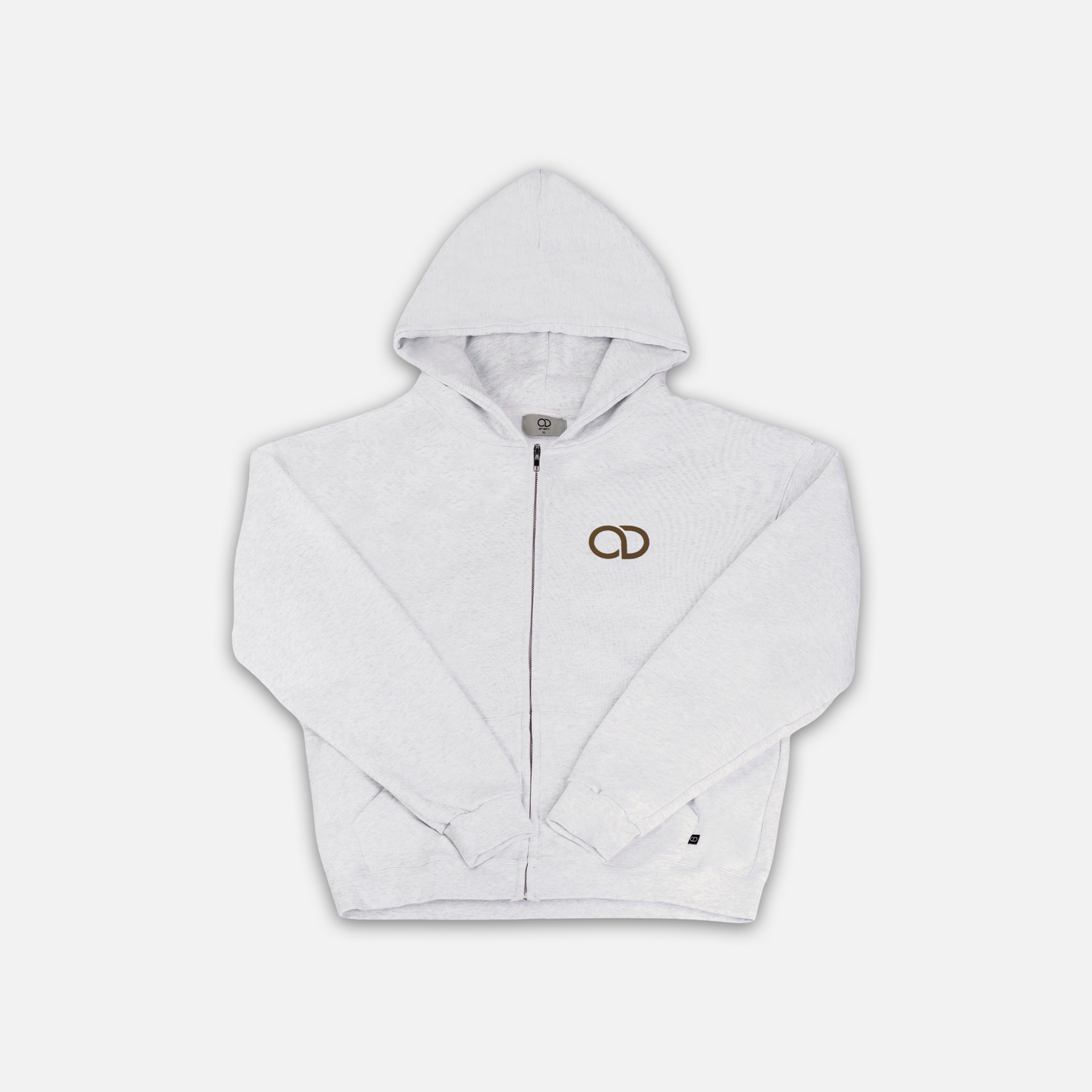 Vale Heather Gray Zip Up